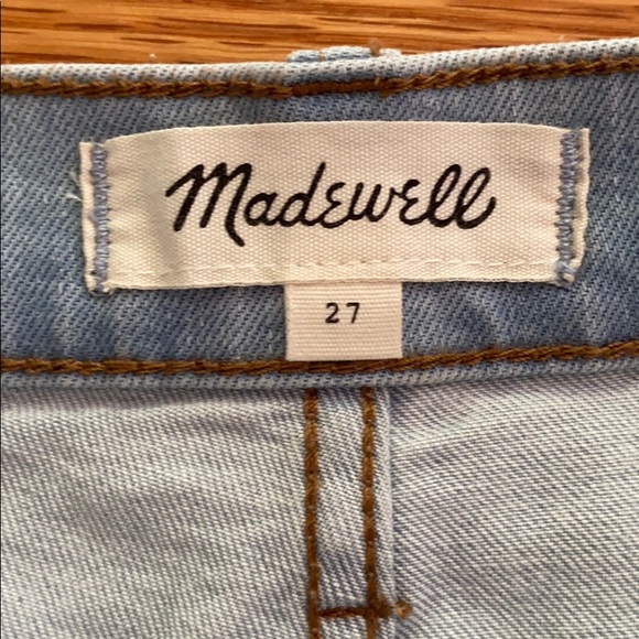 Madewell High Waisted Denim Shorts 27 - Picture 4 of 7